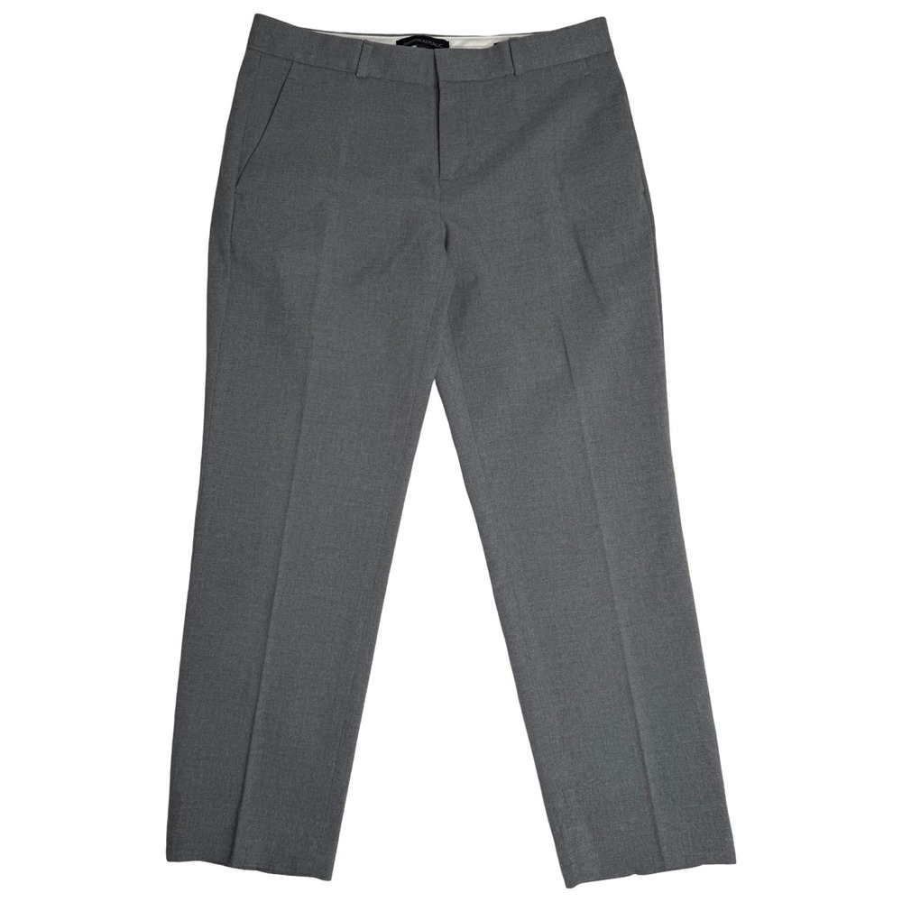 Banana Republic Avery Straight‎ Leg Dress Pants Gray Women 2S